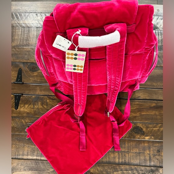 Free People Caraa Velvet Ciruss Backpack - Picture 3 of 6